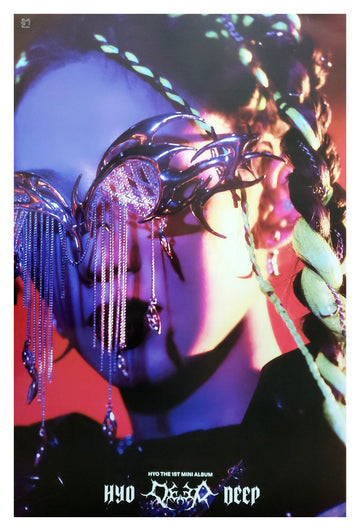 Hyo 1st Mini Album Deep (Posion Version) Official Poster - Photo Concept 1