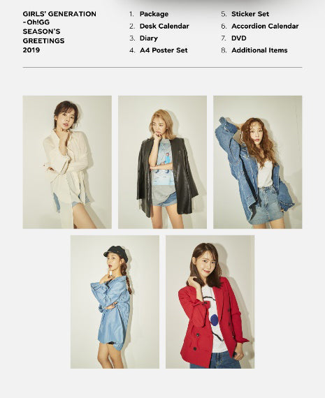 [Limited Stock] Girls' Generation [Oh!GG] 2019 Season's Greetings