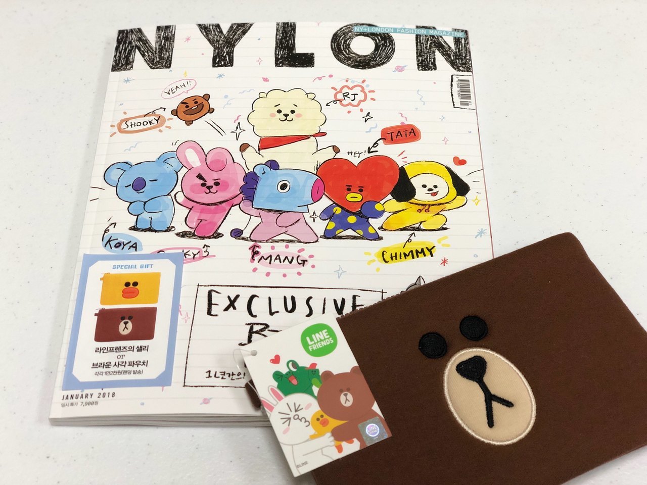 Nylon Magazine 2018-1 BT21