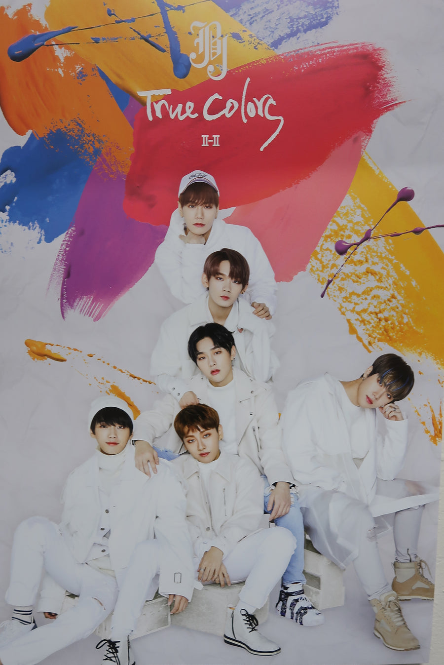 JBJ 2nd Mini Album True Colors Official Poster - Photo Concept II - II
