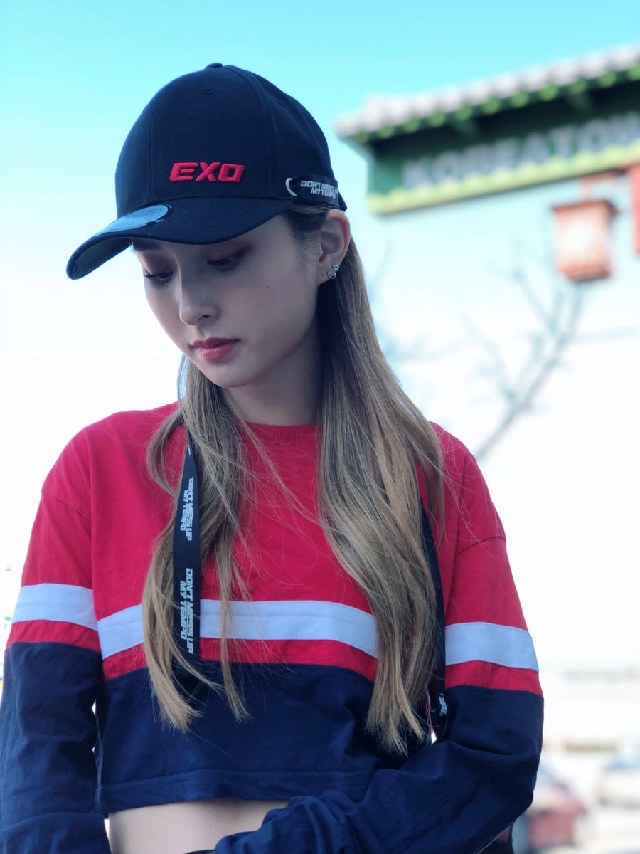 Exo 'Don't Mess Up My Tempo' Dad Hat with Extended Ribbon