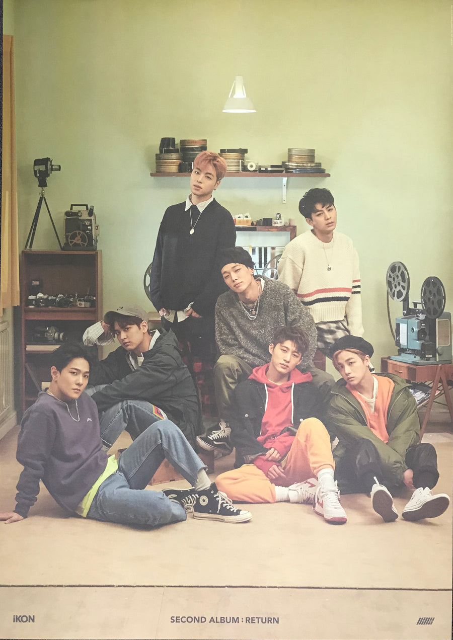 iKON 2nd Album Return Official Poster - Photo Concept Return