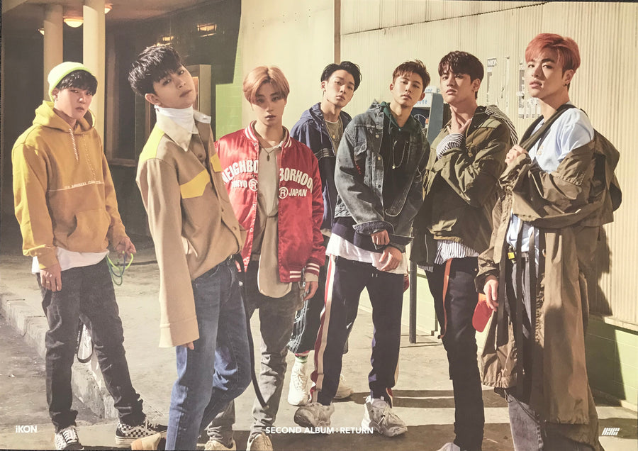 iKON 2nd Album Return Official Poster - Photo Concept Return