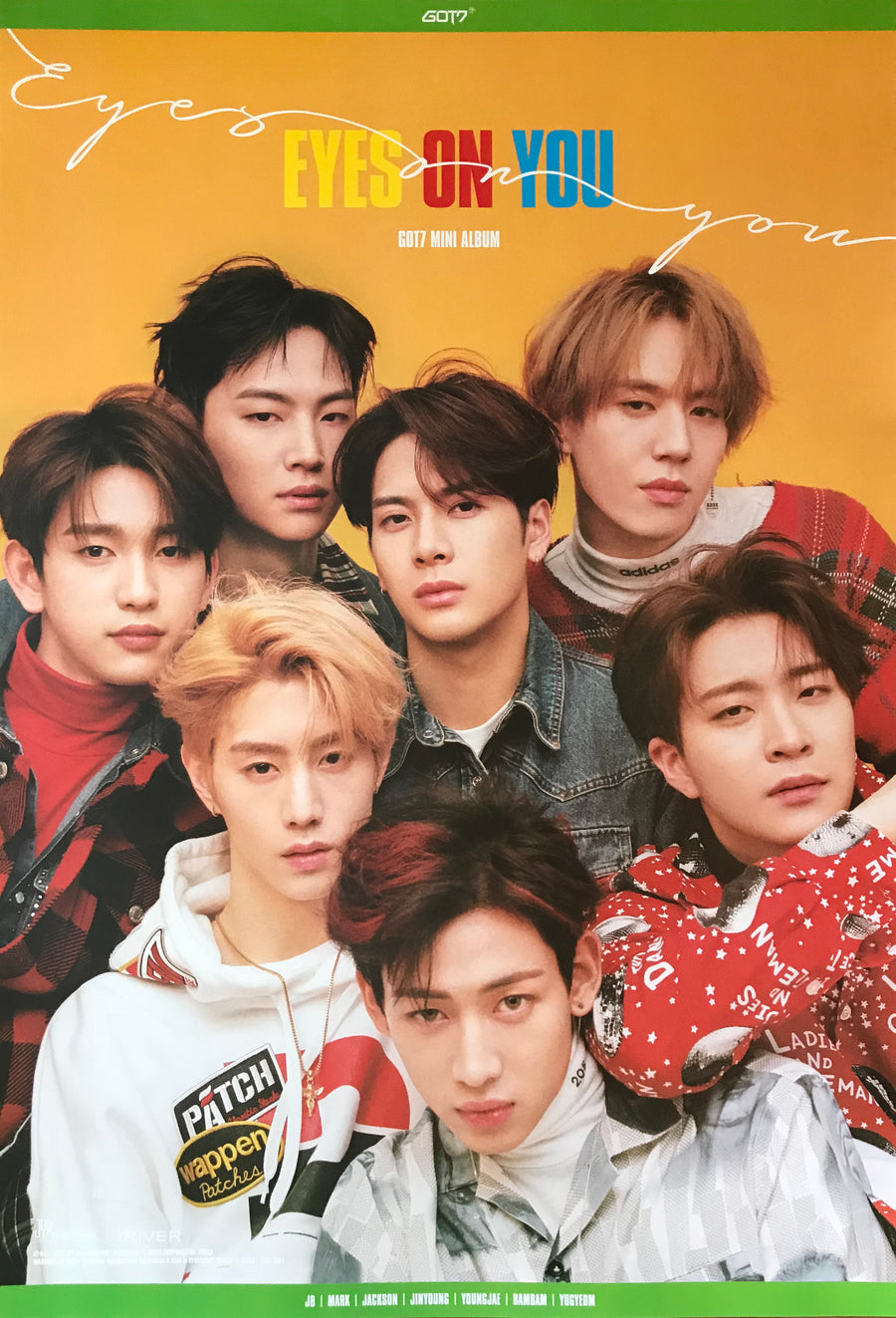 GOT7 Mini Album EYES ON YOU Official Poster - Photo Concept 1
