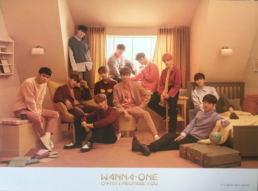 Wanna One 2nd Mini Album I Promise You Official Poster - Photo Concept Day