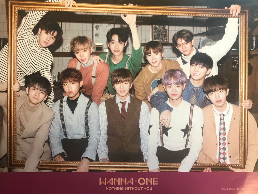 Wanna One 1st Mini Album Repackage [Nothing Without You] Official Poster (Ver. A)
