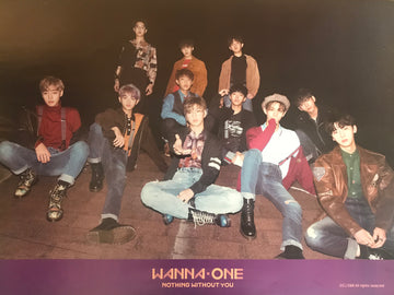 Wanna One 1st Mini Album Repackage [Nothing Without You] Official Poster (Ver. B)
