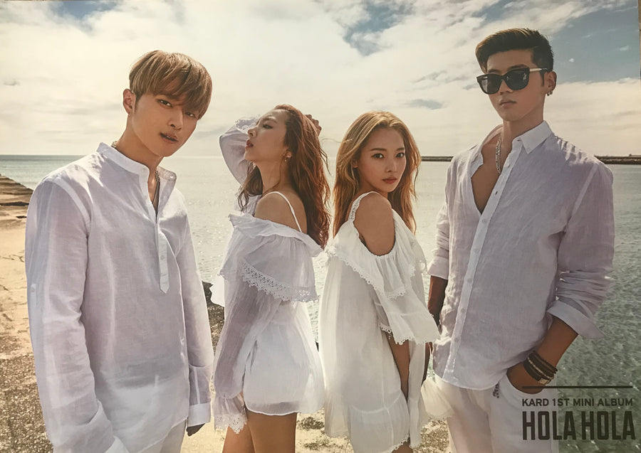 KARD 1st Mini Album HOLA HOLA Official Poster - Photo Concept 1