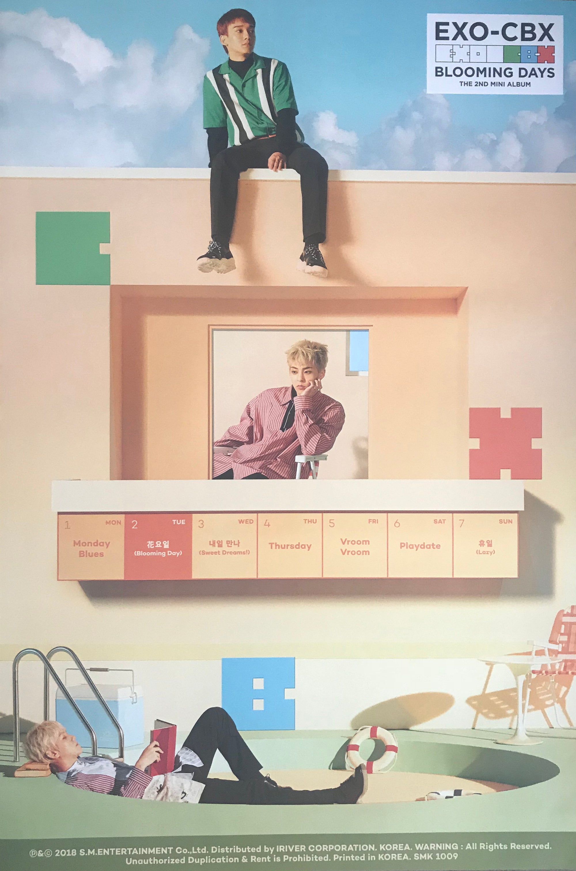 EXO-CBX 2nd Mini Album Blooming Days Official Poster - Photo Concept 2