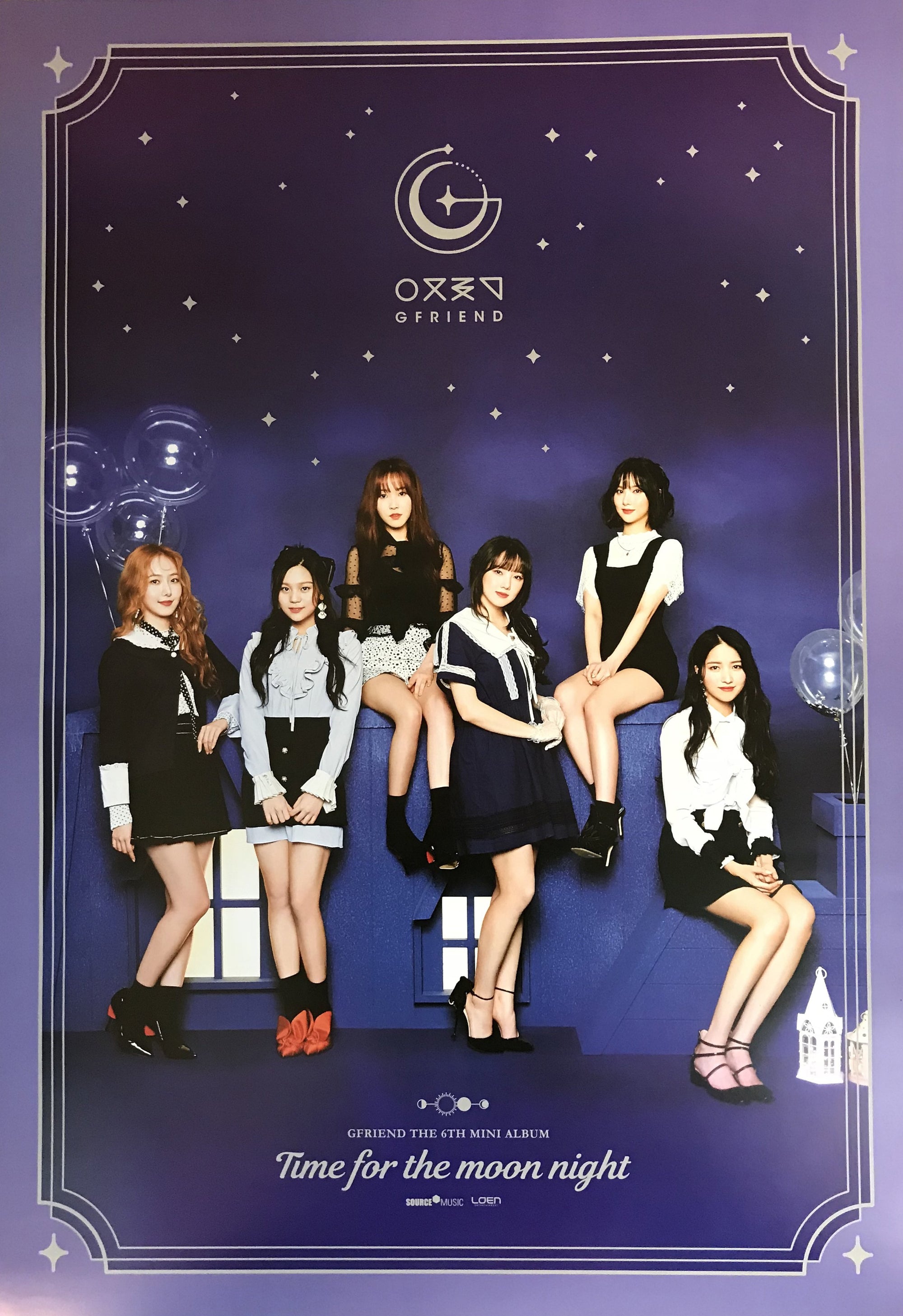 GFRIEND 6th Mini Album Time For The Moon Night Official Poster - Photo Concept B