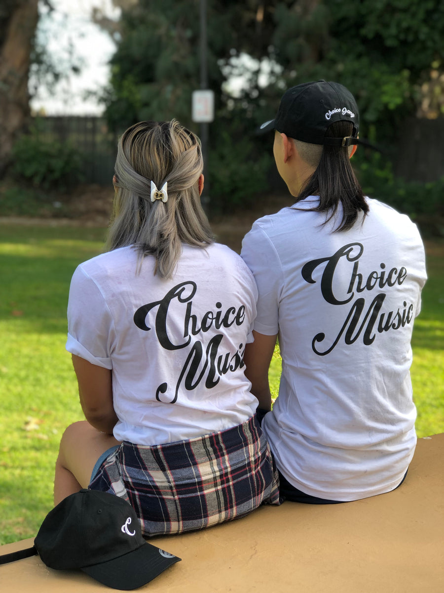 "You Can Sit With Us" Choice Music T-Shirt (White)
