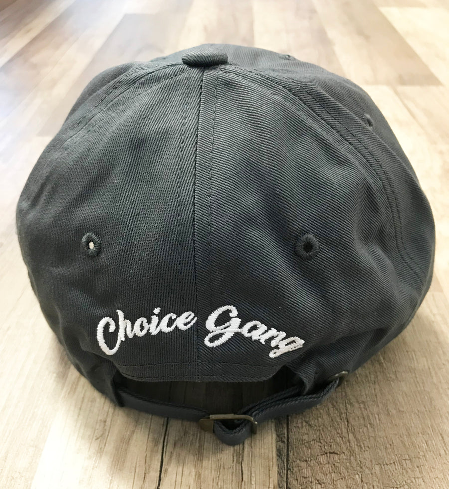 "Represent" Choice Gang Dad Hat - Charcoal Gray