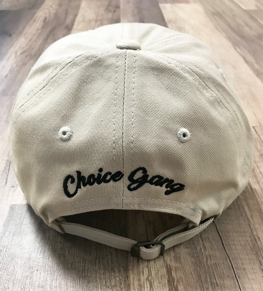"Represent" Choice Gang Dad Hat - Tan