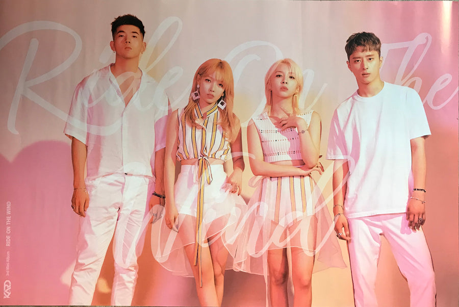 KARD 3rd Mini Album Ride on the Wind Official Poster - Photo Concept 1