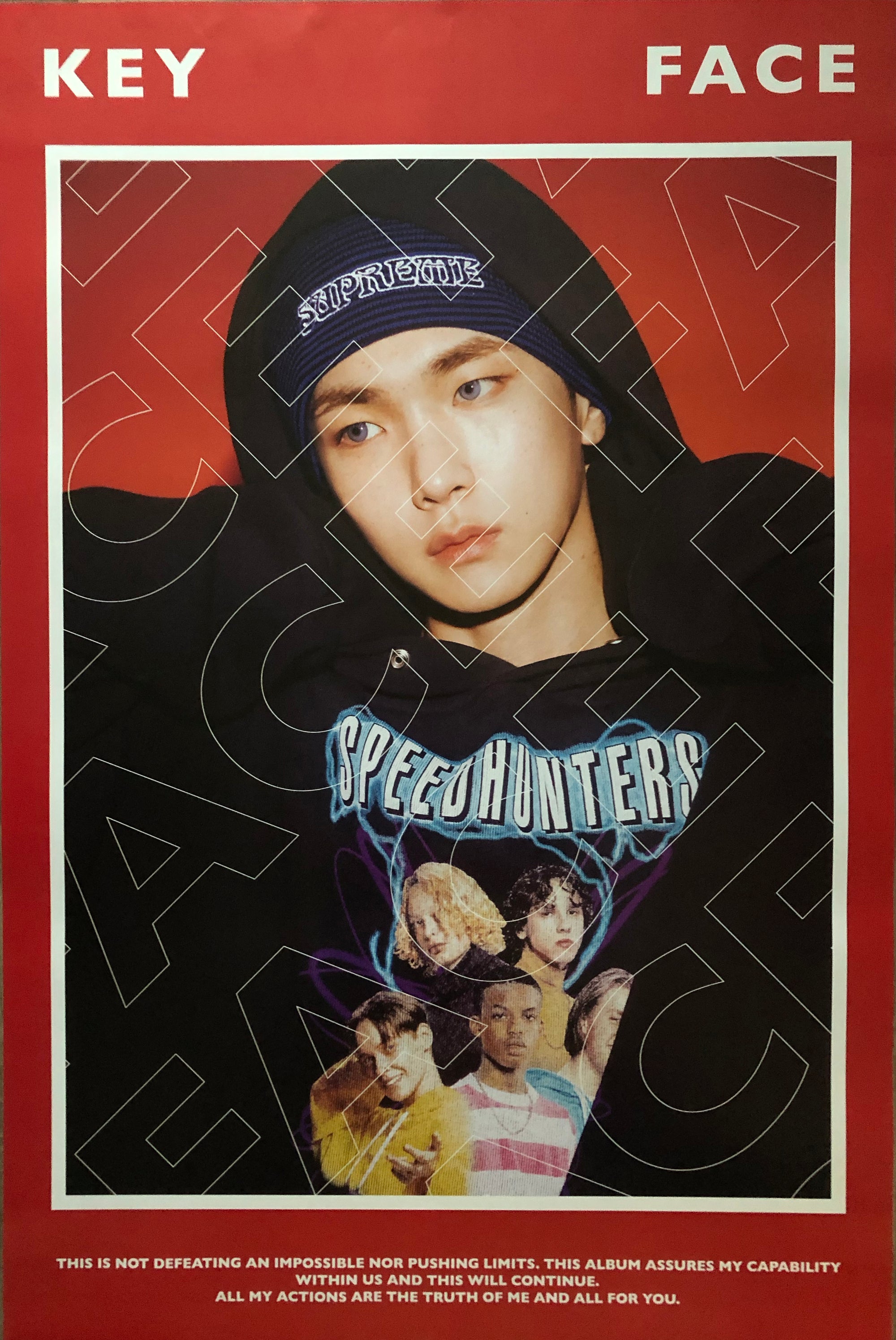 Key 1st Album Face Official Poster - Photo Concept 1