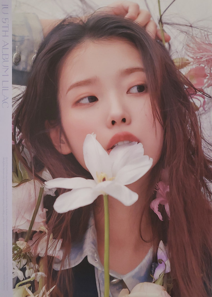 IU 5th Album LILAC Official Poster - Photo Concept Hilac