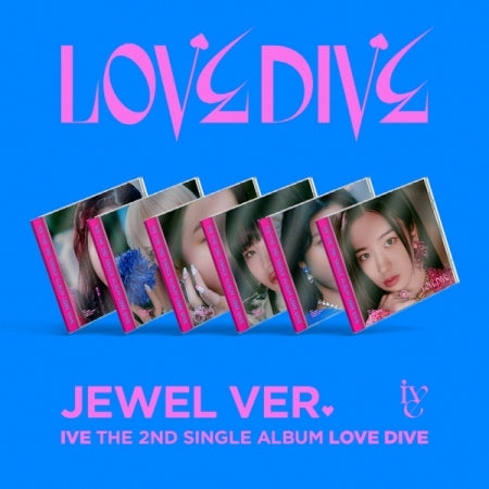IVE 2nd Single Album - Love Dive (Jewel Case)