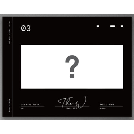 Park Ji Hoon 3rd Mini Album - The W