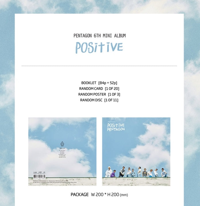 Pentagon 6th Mini Album - Positive