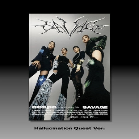 Aespa 1st Mini Album - Savage (Hallucination Quest Version)