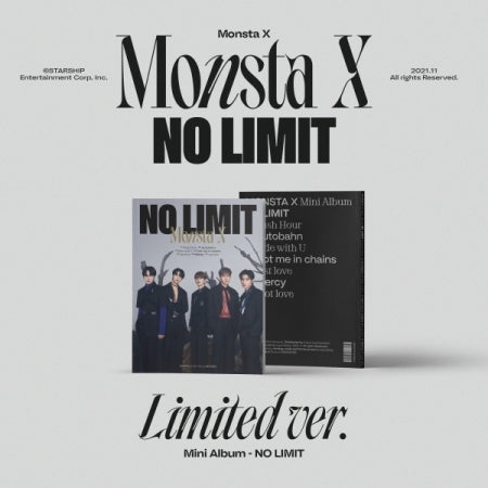 Monsta X 10th Mini Album - No Limit (Limited Ver)