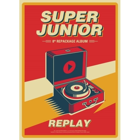 Super Junior 8th Album Repackage - Replay (Regular Edition)