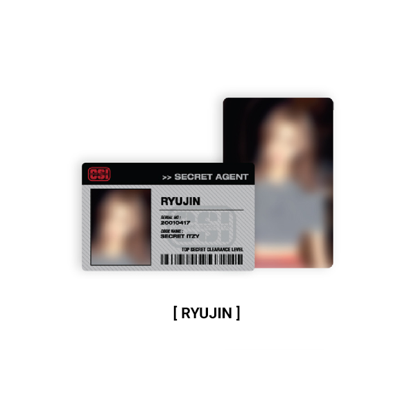 Itzy Codename : Secret Itzy - Agent ID Card + Lanyard Set – Choice