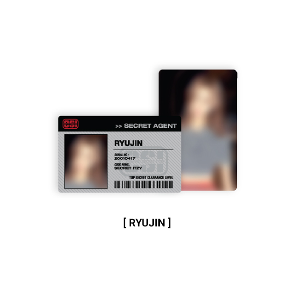 Itzy Codename : Secret Itzy - Agent ID Card + Lanyard Set