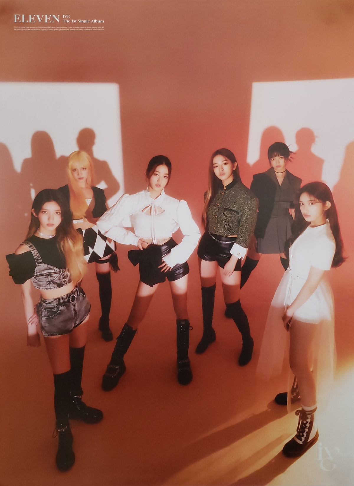 IVE 1st Single Album Eleven Official Poster - Photo Concept 2 