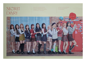 Iz*One Secret Diary Official Poster - Photo Concept Photobook