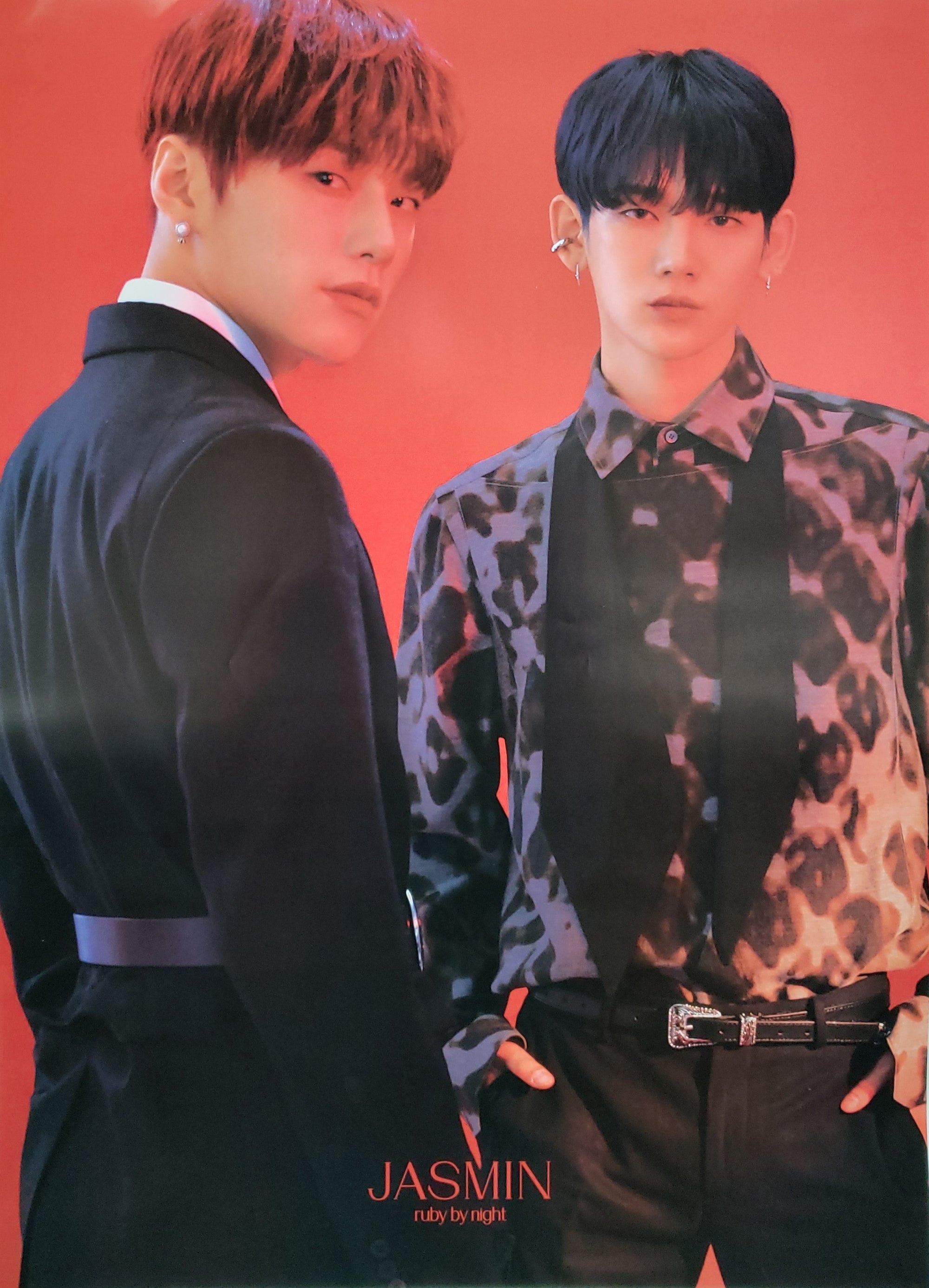 JBJ95 4th Mini Album JASMIN Official Poster - Photo Concept Ruby by Night