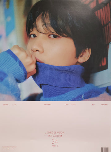 Jeong Sewoon 1st Album 24 Part 2 Official Poster - Photo Concept Zero