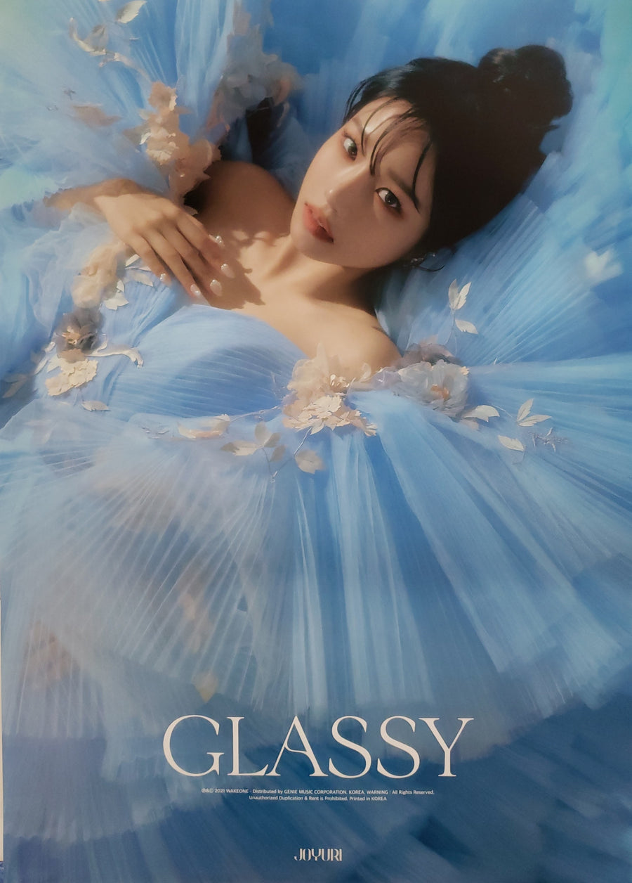 Joyuri 1st Single Album Glassy Official Poster - Photo Concept 2