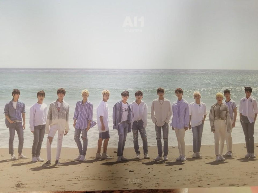 Seventeen 4th Mini Album Al1 Official Poster - Photo Concept A