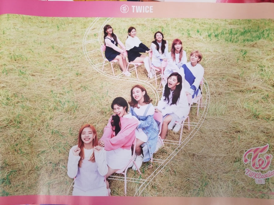 Twice 3rd Mini Album Twicecoaster Official Poster - Photo Concept Apricot