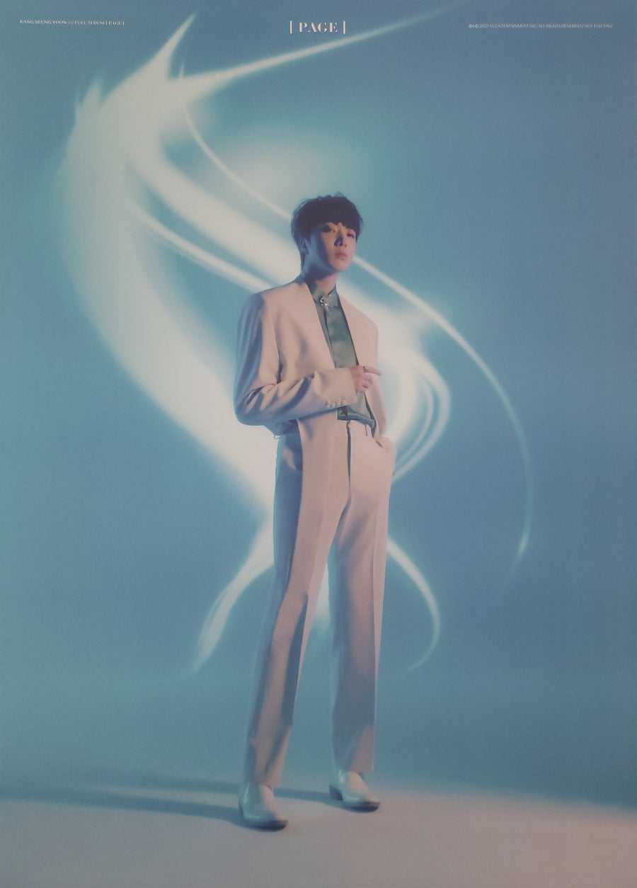 KANG SEUNG YOON 1st Album PAGE Official Poster - Photo Concept 1