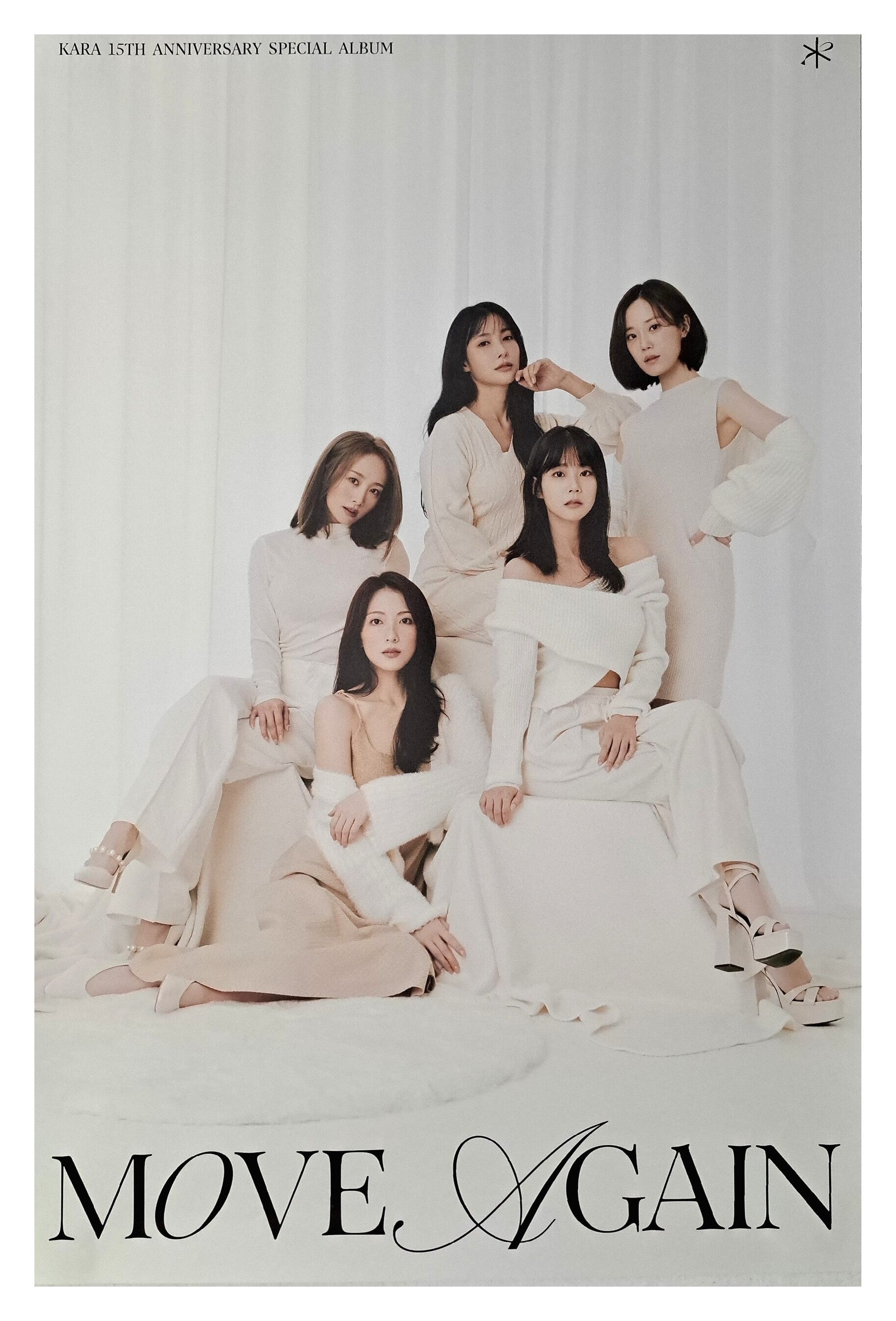 Kara 15th Anniversary Special Album Move Again Official Poster - Photo Concept 1