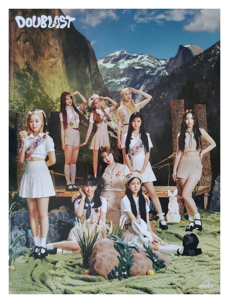 Kep1er 2nd Mini Album Doublast (Jewel Case Ver.) Official Poster - Photo Concept 2