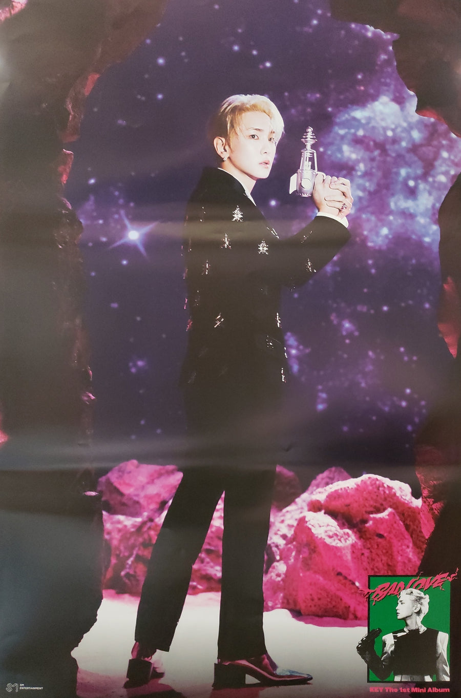 Key 1st Mini Album Bad Love (Space Ray Gun Version) Official Poster - Photo Concept 1