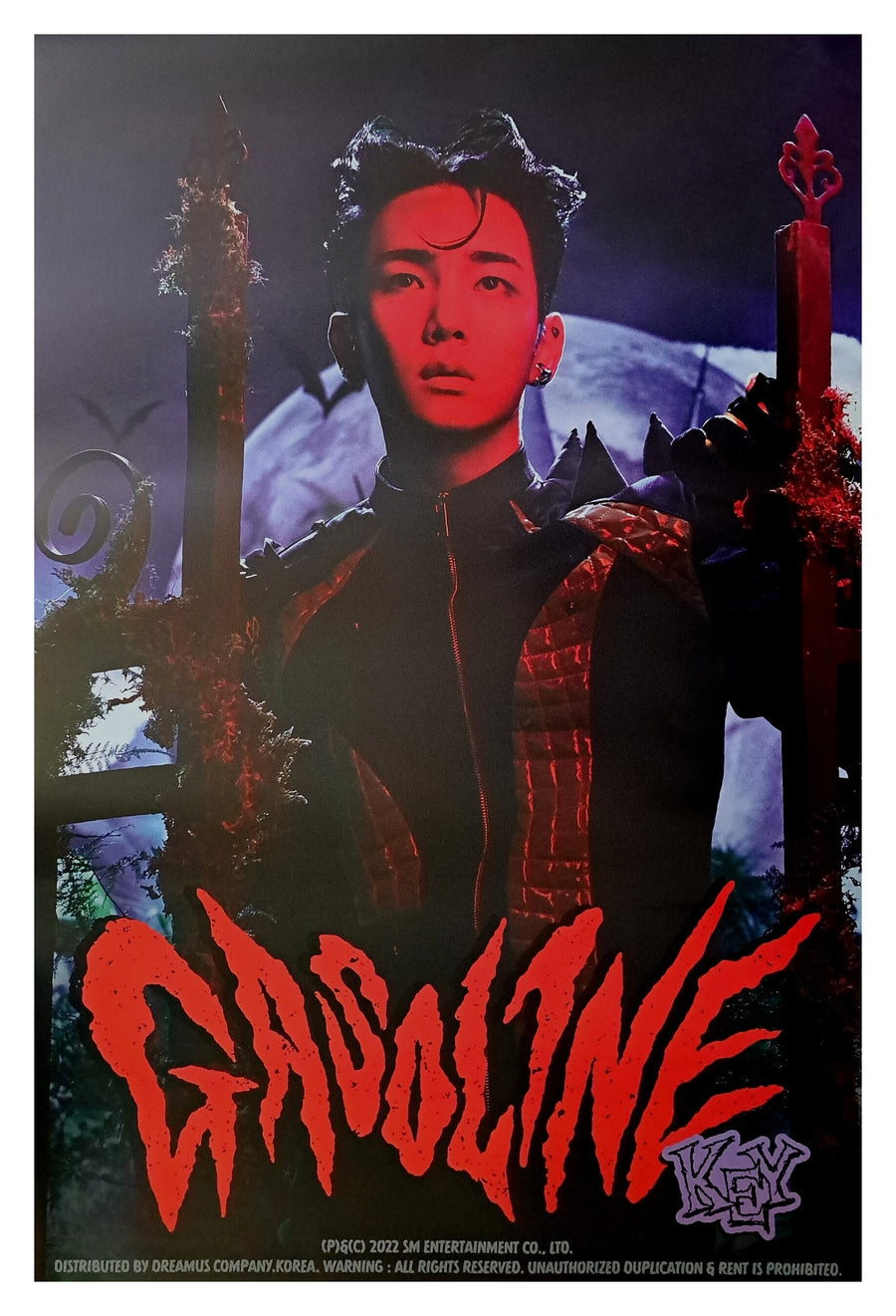 Key 2nd Album Gasoline (Floppy Ver.) Official Poster - Photo Concept 1