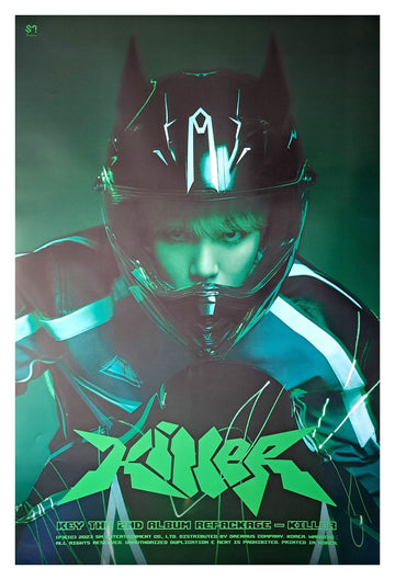 Key 2nd Repackage Album Killer Official Poster - Photo Concept CRT