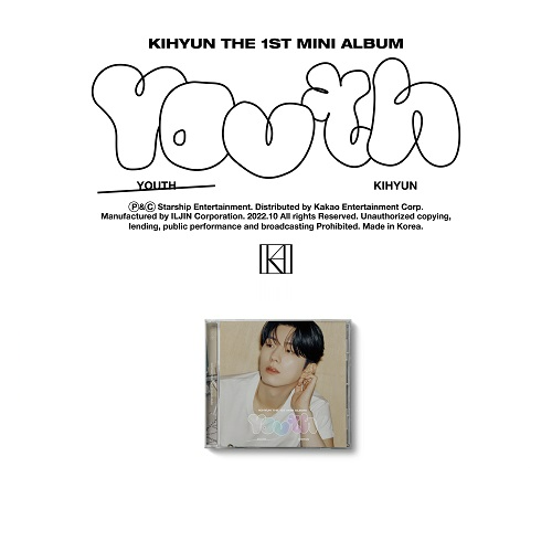 Kihyun 1st Mini Album - Youth (Jewel Case Ver.)