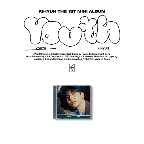 Kihyun 1st Mini Album - Youth (Jewel Case Ver.)