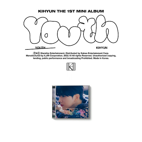 Kihyun 1st Mini Album - Youth (Jewel Case Ver.)