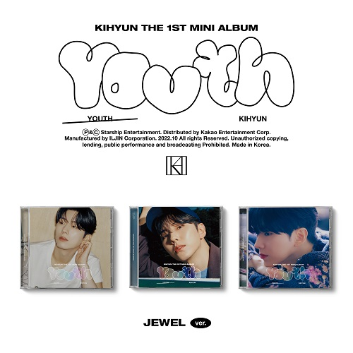 Kihyun 1st Mini Album - Youth (Jewel Case Ver.)