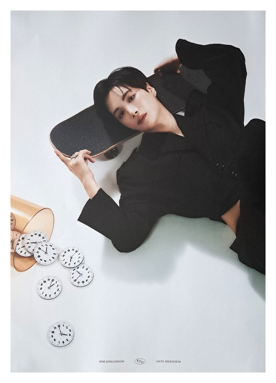 Kim Jong Hyeon 1st Mini Album Meridiem Official Poster - Photo Concept Ante