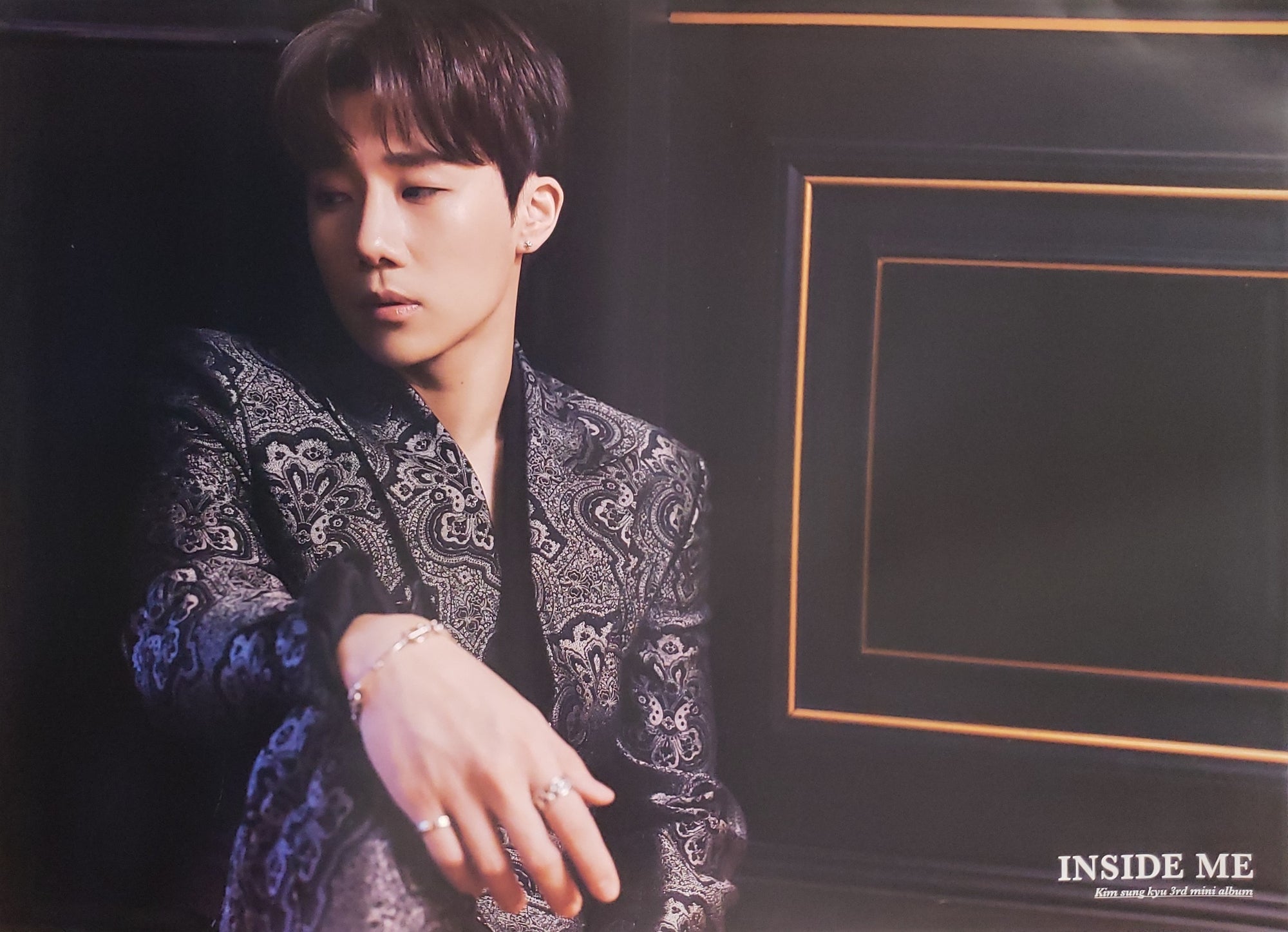 Kim Sung Kyu 3rd Mini Album INSIDE ME Official Poster - Photo Concept B