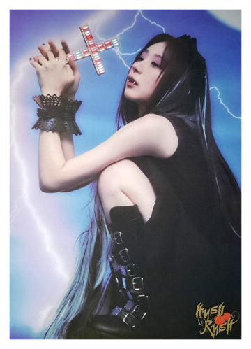 Lee Chaeyeon 1st Mini Album Hush Rush Official Poster - Photo Concept Vampire