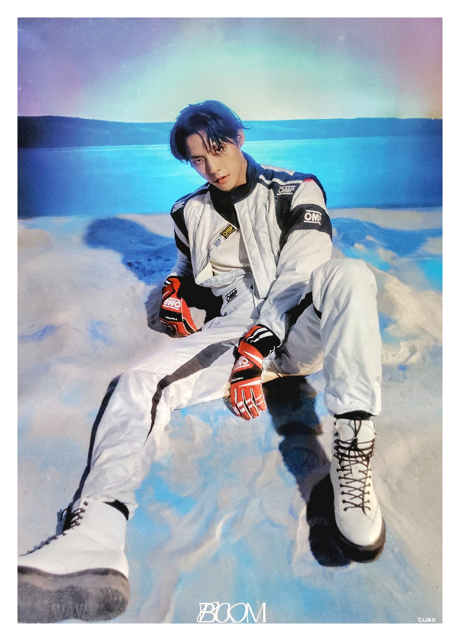 Lee Minhyuk (Huta) 2nd Album BOOM Official Poster - Photo Concept 1
