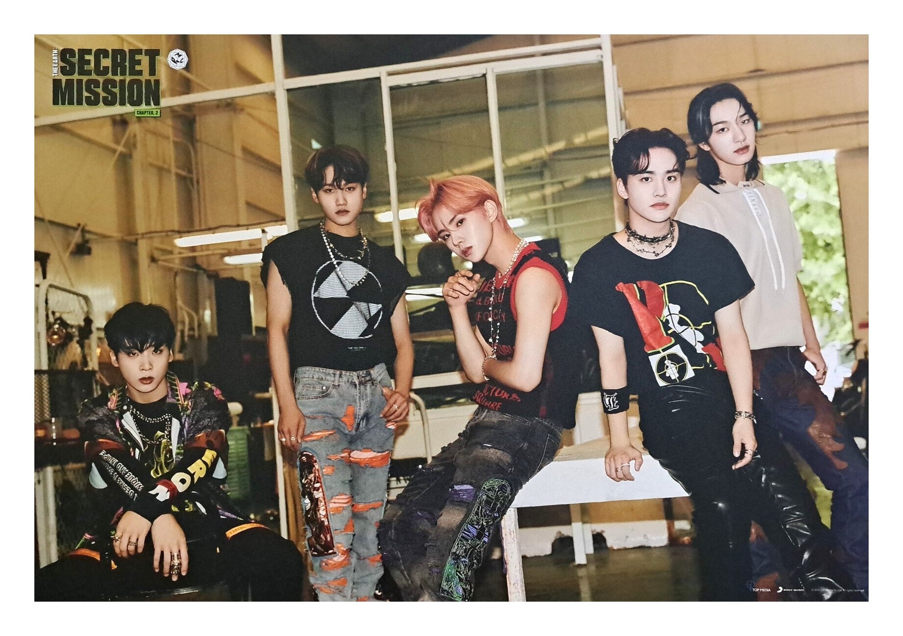 MCND 4th Mini Album The Earth : Secret Mission Chapter.2 Official Poster - Photo Concept Wheel